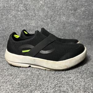 Oofos Oomg EeZee Low Men's US 9 Sneakers Black Slip On Recovery Casual Shoes